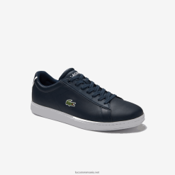 Lacoste adidași din piele carnaby evo 0H6PD41874 bărbați bleumarin 003