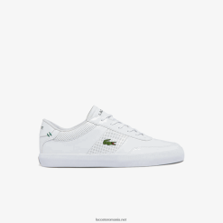 Lacoste adidași din piele Court-Master 0H6PD41913 bărbați alb 21 g