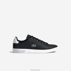 Lacoste adidași din piele graduate pro 0H6PD41909 bărbați alb-negru 312