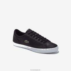 Lacoste adidași din piele lerond 0H6PD41716 bărbați negru 024