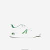 Lacoste adidasi l004 din material textil 0H6PD43060 copii alb/verde 082