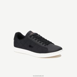 Lacoste adidași matlasați carnaby evo 0H6PD42737 femei alb-negru 454