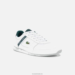 Lacoste adidași menerva sport din material textil și piele 0H6PD41700 bărbați alb și verde închis 1r5