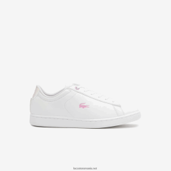 Lacoste adidași sintetici carnaby 0H6PD43316 juniori alb 21 g