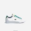 Lacoste adidași sintetici carnaby 0H6PD43331 juniori alb/verde 082