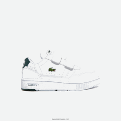 Lacoste adidași sintetici cu clip în t 0H6PD42942 sugari alb și verde închis 1r5