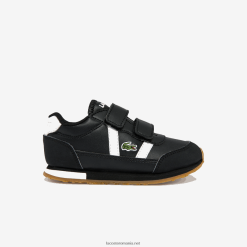 Lacoste adidași sintetici partener 0H6PD42965 sugari alb-negru 312