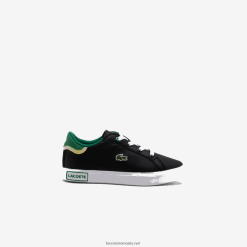 Lacoste adidași sintetici powercourt 0H6PD42978 sugari negru și verde 1b4