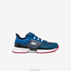 Lacoste ag-lt21 pantofi tenis ultra textile 0H6PD41852 bărbați albastru alb 221