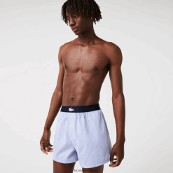 Lacoste Boxer din bumbac ultra-moale, pachet de 3 0H6PD41578 bărbați bleumarin vuc