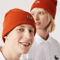 Lacoste căciulă de lână 0H6PD42292 bărbați portocaliu uy6