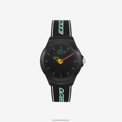 Lacoste ceas neocroc cu curea din silicon negru 0H6PD42350 bărbați negru 000