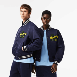 Lacoste geacă de pluș 0H6PD4383 bărbați bleumarin 166