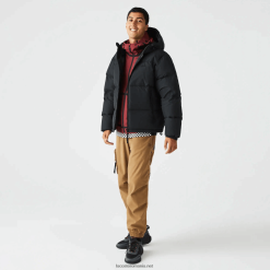 Lacoste geacă matlasată hidrofugă 0H6PD41210 bărbați negru 031