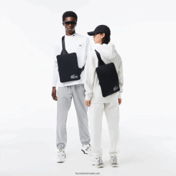 Lacoste geantă crossbody din fibră reciclată 0H6PD41971 femei negru 000