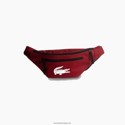 Lacoste geantă de curea din fibre reciclate 0H6PD42004 bărbați bicicletă roșu 984