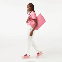 Lacoste geantă tote bicoloră reversibilă anna 0H6PD42779 femei reseda corrida l45