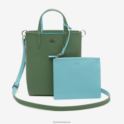 Lacoste geantă tote reversibilă din pânză acoperită 0H6PD42782 femei frene litoral l49