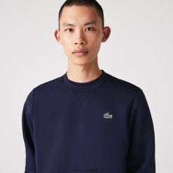 Lacoste hanorac sport cu panouri din plasă 0H6PD41064 bărbați bleumarin 423