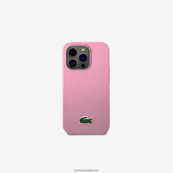 Lacoste husa iphone 14 pro efect petit pique 0H6PD42218 bărbați parme m33
