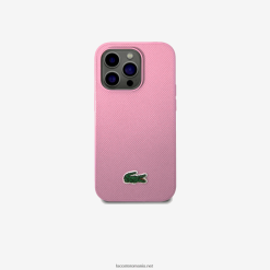Lacoste husa iphone 14 pro max efect petit pique 0H6PD42215 bărbați parme m33