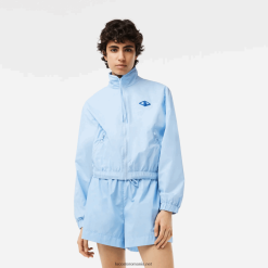 Lacoste jachetă de sport cu imprimeu monogramă 0H6PD42440 femei hbp albastru