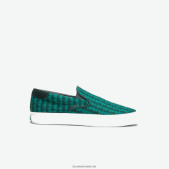 Lacoste jump serve textile slip on 0H6PD41854 bărbați verde & alb 1r7