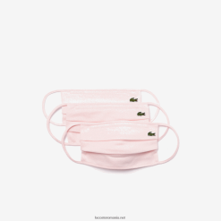 Lacoste l.12.12 măști de față pachet de 3 0H6PD42280 bărbați roz deschis t03