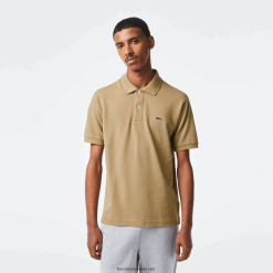 Lacoste original l.12.12 polo 0H6PD4150 bărbați bej cb8