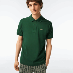 Lacoste original l.12.12 polo 0H6PD4601 bărbați verde 132