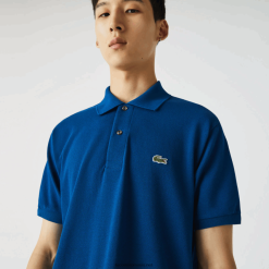 Lacoste original l.12.12 polo 0H6PD4642 bărbați albastru z1g