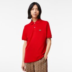 Lacoste original l.12.12 polo 0H6PD4775 bărbați roșu 240
