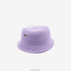 Lacoste pălărie din bumbac organic 0H6PD42159 bărbați Gfu violet