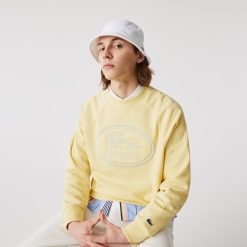 Lacoste pălărie din bumbac organic 0H6PD42160 bărbați alb 001