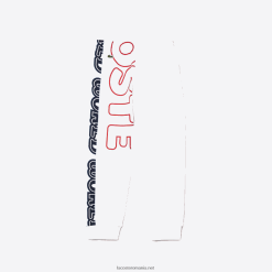 Lacoste pantaloni de jogging din bumbac cu branding 0H6PD43246 băieți alb sbh