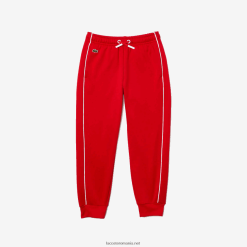 Lacoste pantaloni de jogging din lână patrimoniu 0H6PD43229 băieți rosu alb c9u