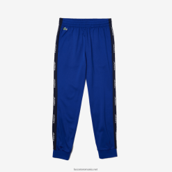 Lacoste pantaloni de jogging sport piqué 0H6PD41141 bărbați bleumarin alb 1mt