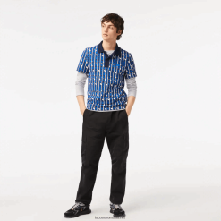 Lacoste pantaloni de sport hidrofugă cu croială relaxată 0H6PD423 bărbați negru 031