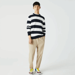 Lacoste pantaloni de trening rezistenti la apa 0H6PD41118 bărbați bej c5u