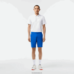 Lacoste pantaloni scurți de golf stretch ușoare sport 0H6PD4444 bărbați albastru kxb