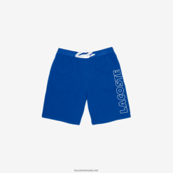 Lacoste pantaloni scurți de interior din bumbac de marcă 0H6PD41512 bărbați albastru alb emj