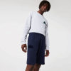 Lacoste pantaloni scurți din velur, crocodil, bumbac fleece 0H6PD41481 bărbați bleumarin 423