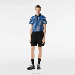 Lacoste pantaloni scurți impermeabili 0H6PD4465 bărbați negru 031