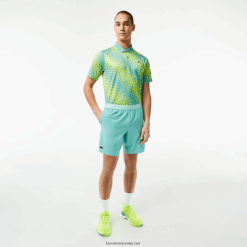 Lacoste pantaloni scurți tenis x novak djokovic 0H6PD4410 bărbați mentă 3a4