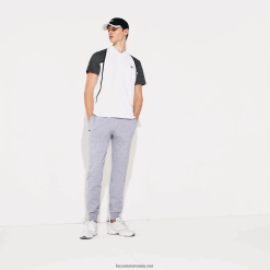 Lacoste pantaloni sport de tenis din lână 0H6PD4964 bărbați grey chine cca
