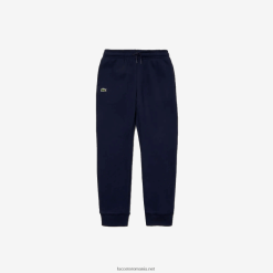 Lacoste pantaloni sport din lână 0H6PD43217 copii bleumarin 166
