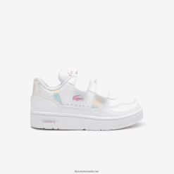 Lacoste pantofi sport cu toc cu cleme în formă de t 0H6PD42938 sugari alb 21 g