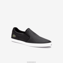 Lacoste pantofi sport slip-on din piele jouer 0H6PD41885 bărbați alb-negru 312