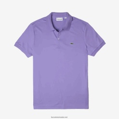 Lacoste polo din bumbac pima cu fit regulat 0H6PD4260 bărbați Gfu violet