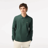 Lacoste polo original l.12.12 cu mânecă lungă 0H6PD41301 bărbați verde 5hx